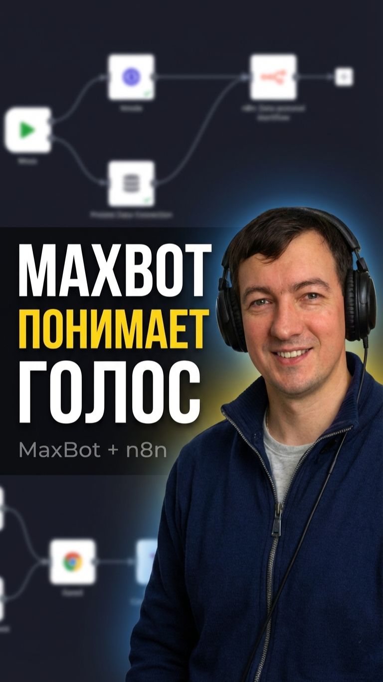 Как обработать аудио в MaxBot  #n8n #ai #maxbot смотреть онлайн