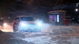 Обещанный снежный армагеддон обрушился на Москву.