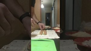 готовим шаурму вместе с папой