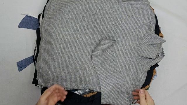 Блузки трикотажные длинный рукав секонд оптом 20 пак