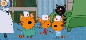 Три Кота Мультфильм Прививки для котят