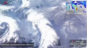 Так выглядит из космоса циклон «Фрэнсис», засыпавший снегом Москву и Подмосковье.

Кадры...