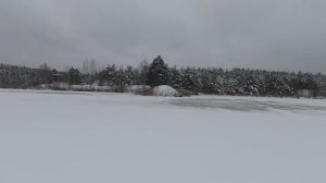 Первый отдых и провал рыбака в полынью.03.01.2026г.