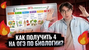 КАК ПОЛУЧИТЬ 4 на ОГЭ по биологии ЗА ПОЛГОДА | Универсальный план | Никита Павлов | Умскул