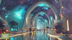 Научно-фантастической фильм, Футуристический плавучий город в формате 4K