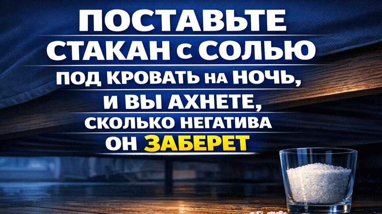 Соль под кроватью на одну ночь покажет, есть ли на вас сглаз и чьё зло к вам липнет смотреть онлайн