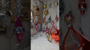 Советские стеклянные елочные игрушки. Глинка.