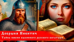 Добрыня Никитич. Тайна имени былинного русского богатыря. А.М.Ларин