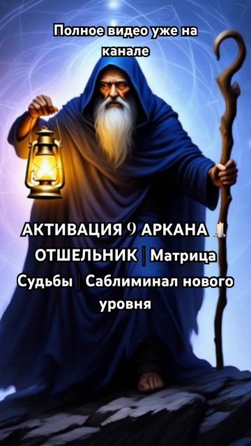 АКТИВАЦИЯ 9 АРКАНА 🕯 ОТШЕЛЬНИК _ Матрица Судьбы _ Саблиминал нового уровня