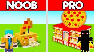РЕСТОРАН НУБА VS ПРО ДЛЯ ЖИТЕЛЕЙ В МАЙНКРАФТЕ! MINECRAFT ДАКПЛЕЙ НУБ И ПРО КОМПОТ