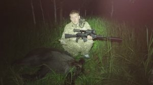 Охота на кабана с сайги ТГ