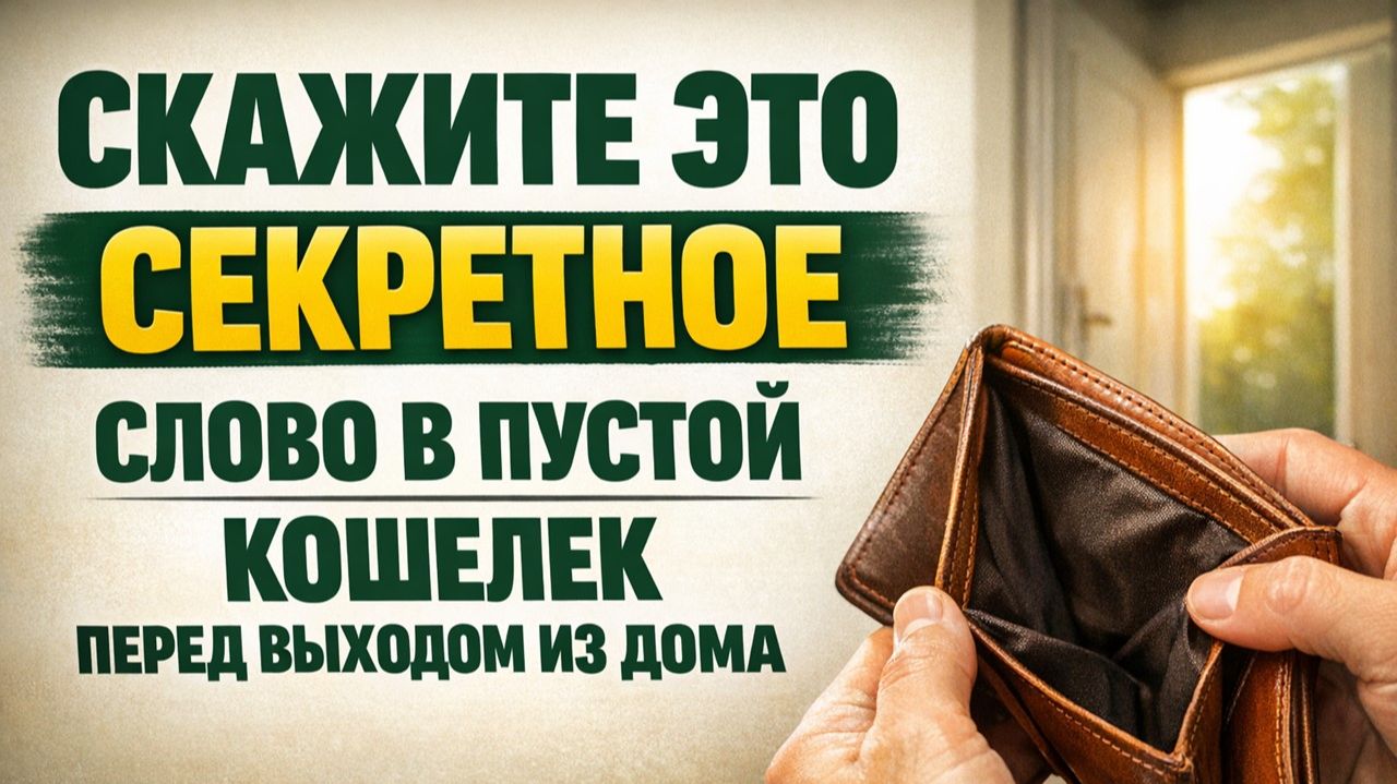 Шепните короткое слово в пустой кошелек перед дорогой и проверьте, что будет с деньгами смотреть онлайн