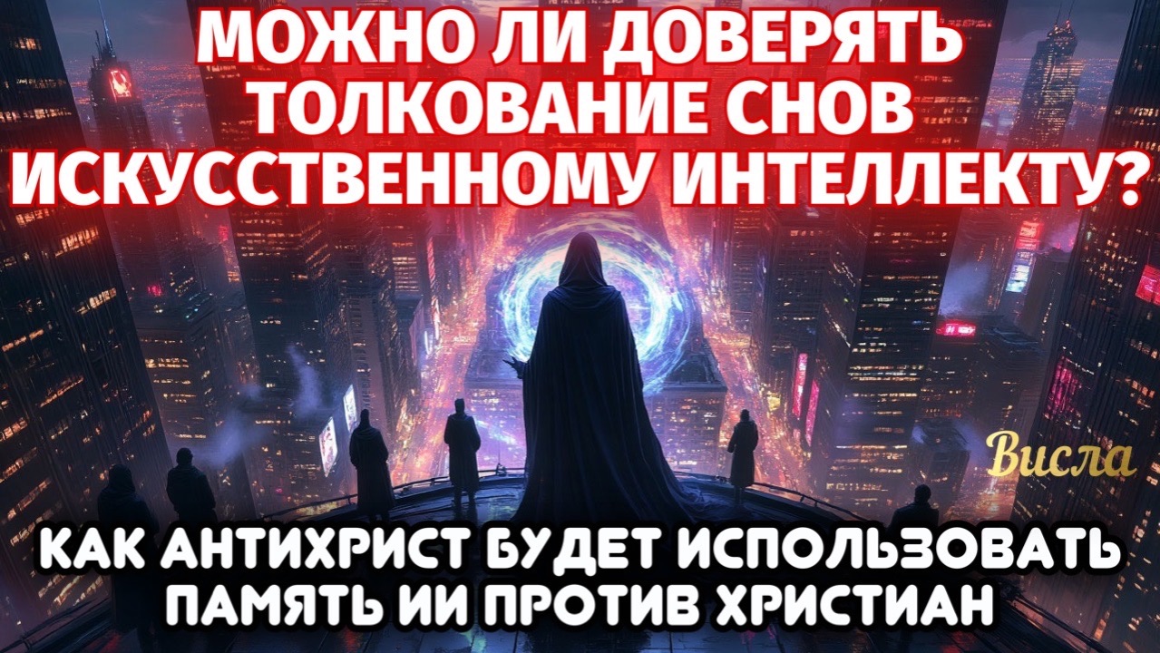 Можно ли доверять толкование снов ИИ. Как антихрист будет использовать ИИ против христиан…