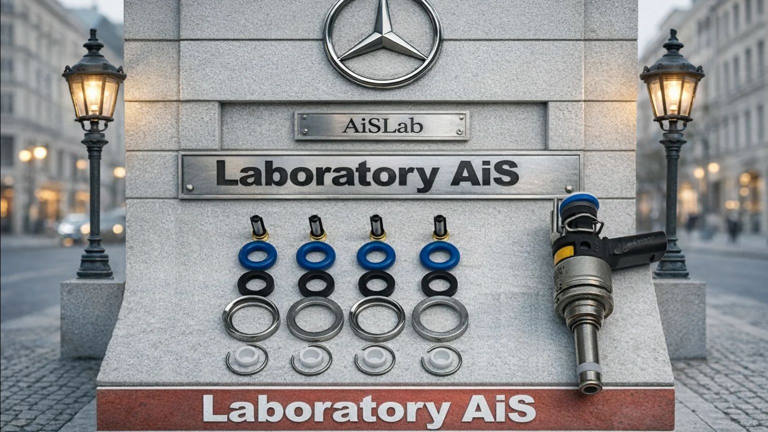 Ремкомплект на 4 инжектора B-122S, Mercedes-Benz E, SLK, C-Class, M271.mp4