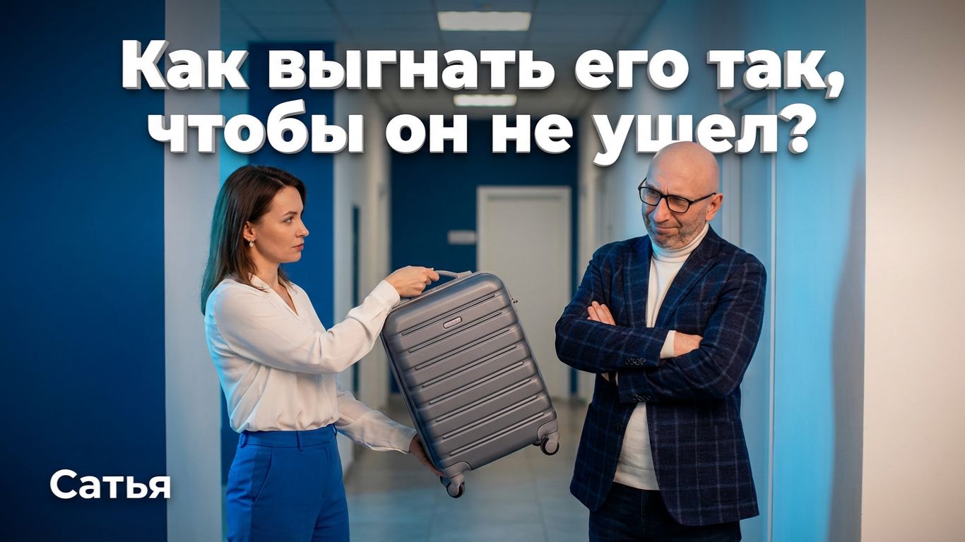 Сатья. Как выгнать его так, чтобы он не ушел? смотреть онлайн