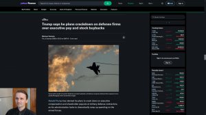 Подборка экономических новостей. Угрозы и обещания Трампа для оборонного сектора