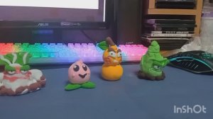 Лепка растения из китайской версии Plants vs Zombies 2