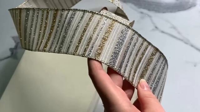 Декоративная лента ТЕССИЛЕ: СВЕРКАЮЩИЕ ЛИНИИ, текстиль, 270х6 см, XX1850640-5