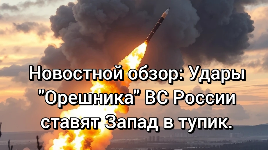 Срочно: "Орешник" ВС России бьет по Украине, Запад озадачен. смотреть онлайн