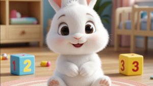 🐰Детская песенка для обучения счёту от 1 до 5. «Раз-два-три-четыре-пять, вышел зайчик погулять»!