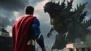 Супермен против Годзиллы. Эпичная битва