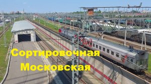 Путеизмеритель на Сортировочной-Московской с моста Александровской Фермы