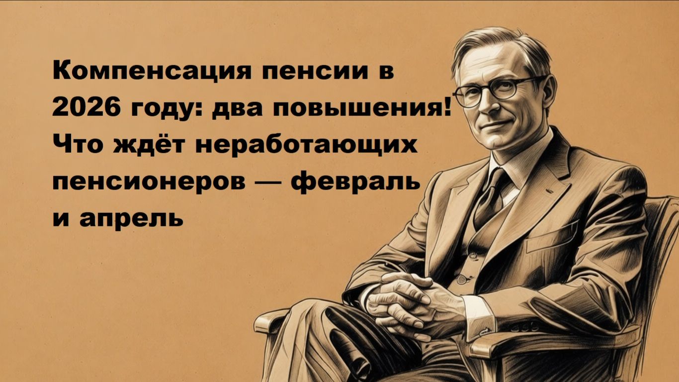 Компенсация пенсии в 2026 году неработающим пенсионерам смотреть онлайн