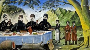 Застолье и гостеприимство в Грузии. Рог выпили до дна!