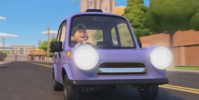 Гонка по кругу мультик