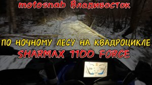SHARMAX 1100 FORCE В НОЧНОМ ЛЕСУ #motosnab #sharmax #atv #offroad #atvvlog #квадроцикл #квадроциклы