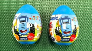 СИНИЙ ТРАКТОР и ВОЛШЕБНОЕ ЯЙЦО! Распаковка ВСЕХ сюрпризов с АПЕЛЬСИНОВОЙ карамелью!