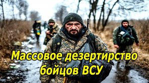 Массовое дезертирство ВСУ!  Бойцы не хотят умирать за Зеленского.