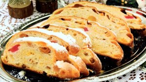 Ароматный штоллен на пшеничной закваске