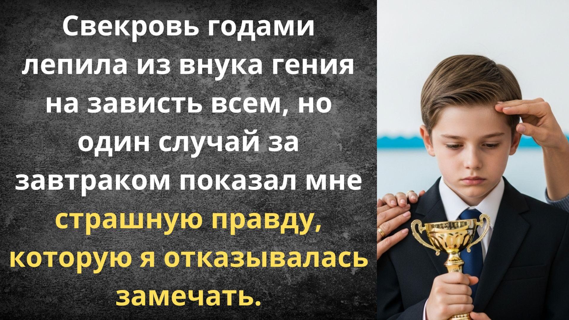 Свекровь лепила гения, а сломала ребёнка | Истории из жизни смотреть онлайн