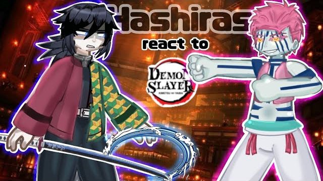 Реакция Столпов на Гию Томиока / Персонажи КРД / 4 часть / Гача реакция / Demon Slayer