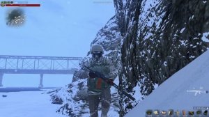 Stalker Online, выход с моста, о. Южный, Новая Земля. часть 1/3
