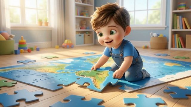География для самых маленьких детей: карта мира в играх, континенты, океаны и страны (1–5 лет) смотреть онлайн