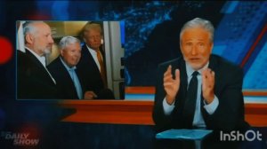 Американский комик Джон Стюарт о колониальной политике Трампа.