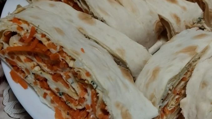 Забудьте про оливье! Этот КОРОЛЕВСКИЙ РУЛЕТ станет звездой вашего стола. смотреть онлайн