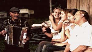 Песня под гармонь!