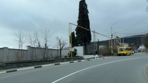 Ялта. Колоннада. Ул.Коммунаров. От Володарского до нижнего Таксопарка. 18.12.2025.Крым. Crimea.Yalta