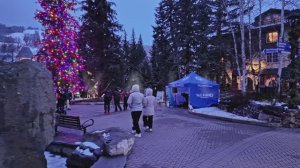 ВЕЙЛ Колорадо - Зимний вечер 2 января 2026 года - Пешеходная экскурсия