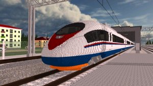 Проезжающие поезда в игре SkyRail