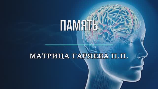 ПАМЯТЬ*ОРИГИНАЛЬНАЯ МАТРИЦА ГАРЯЕВА П.П.