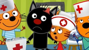 Три Кота Мультфильм Прививки для котят