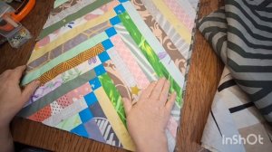 Покрывало. Начинаю стёжку.