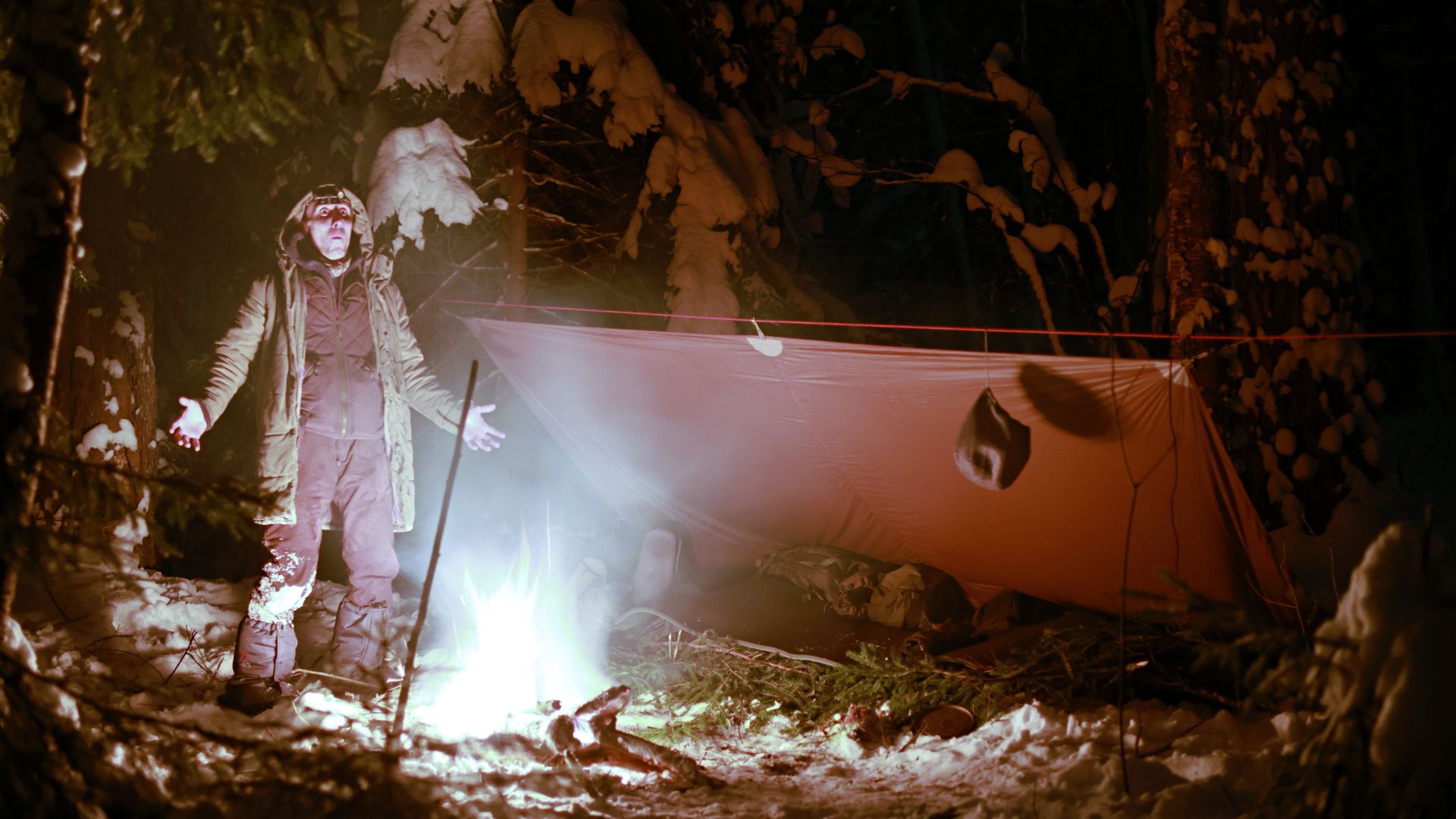 Зимний бушкрафт, выживание в снегах! смотреть онлайн