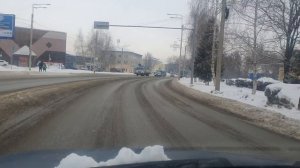 По лужам января