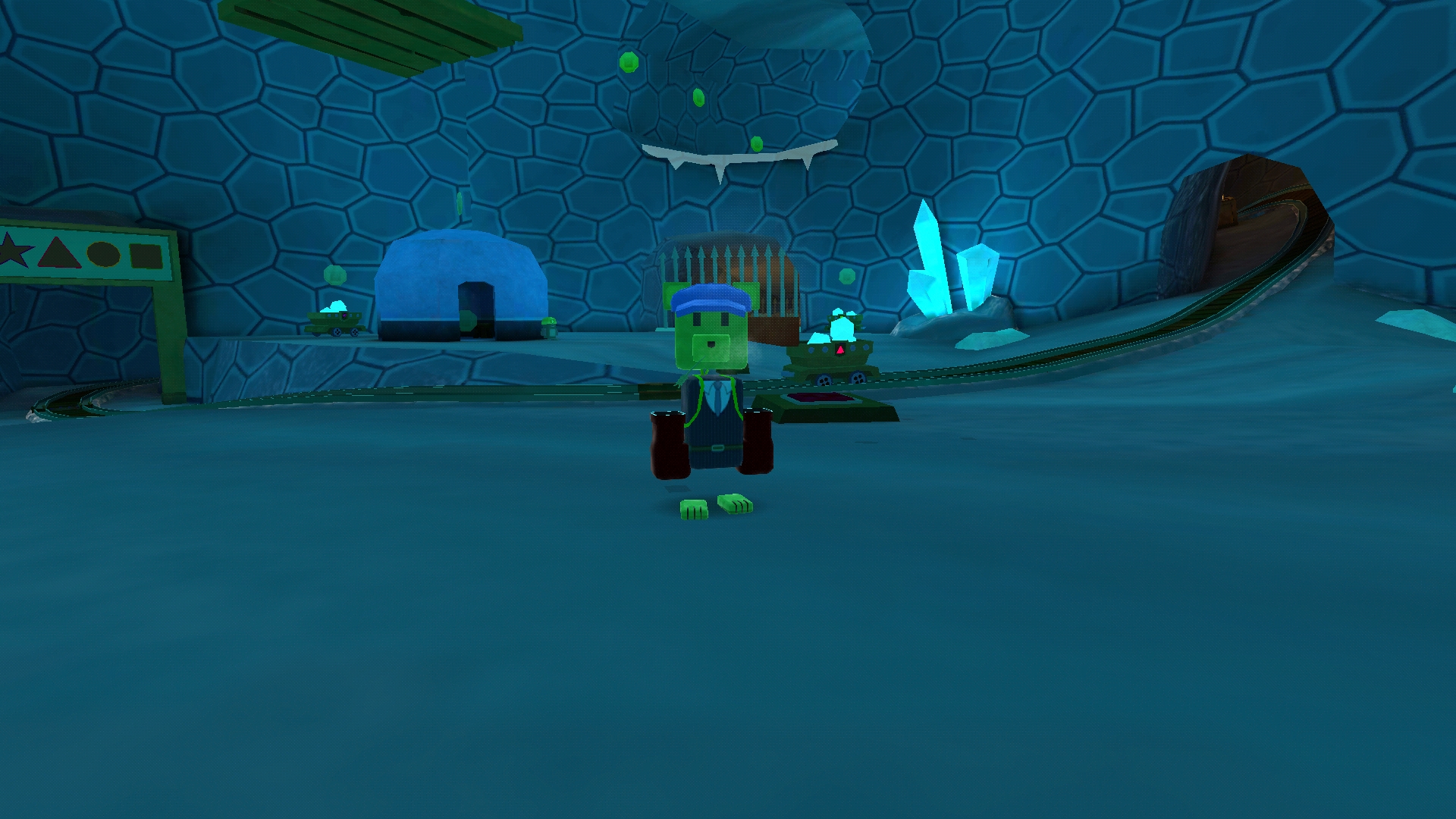 прохождение пещеры кротов в super bear adventure