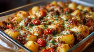 Вкусно и Сытно. ФАРШ С КАРТОШКОЙ! Это очень вкусно! КАРТОФЕЛЬНАЯ ЗАПЕКАНКА С МЯСНЫМ ФАРШЕМ.